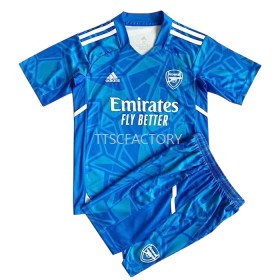 Koszulka Arsenal Bramkarska Dziecięcy Wyjazdowe Koszulki Piłkarskie 2022-2023 Krótki Rękaw